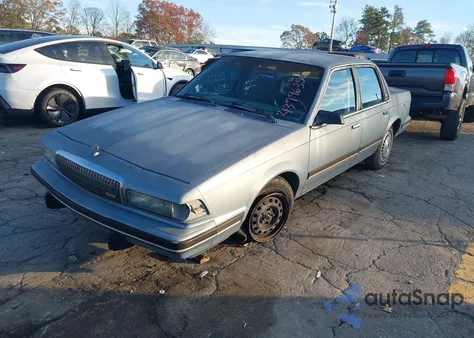 1992 Buick Century Special z USA, uszkodzony, nr VIN 3G4AG54N2NS621321